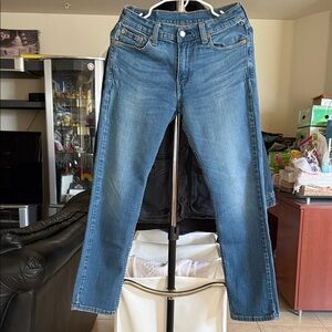 Levi's Blue Denim Jeans with Leather Patch